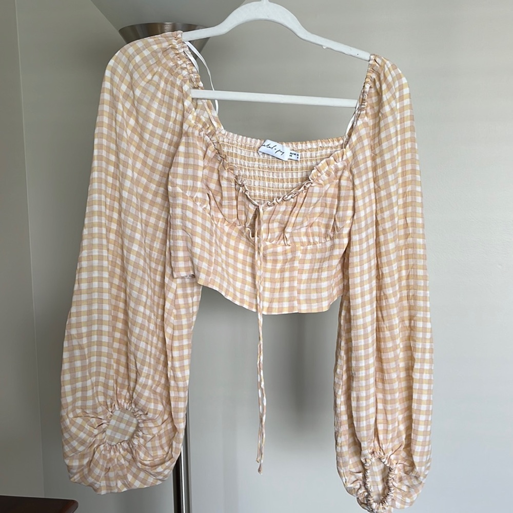 Petal & Pup long sleeve crop top